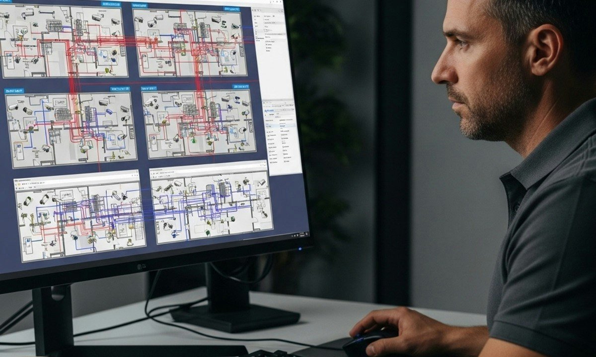 Design and Integrate CCTV Systems Using AutoCAD