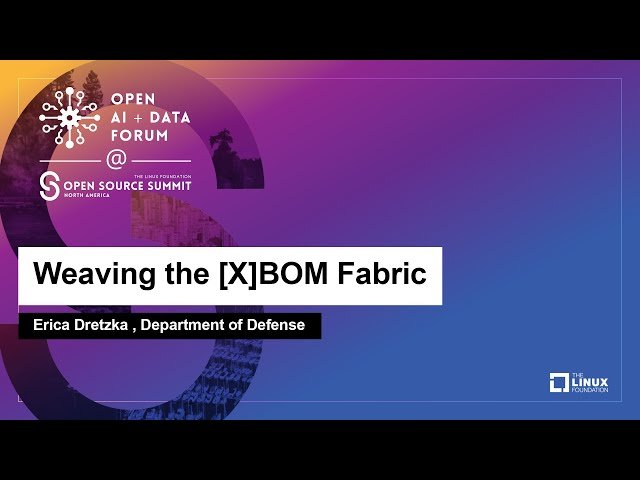 Weaving the XBOM Fabric - Enhancing Supply Chain Transparency