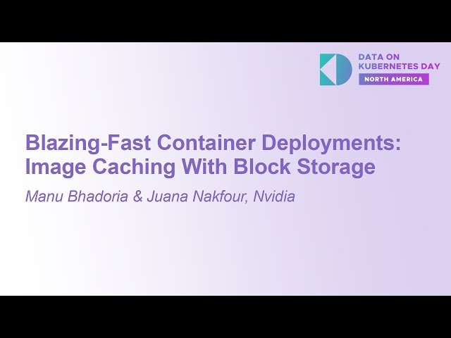 Blazing-Fast Container Deployments - Image Caching With Block Storage