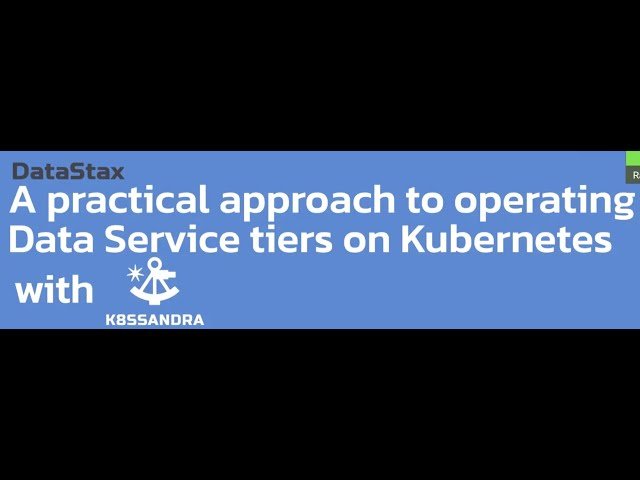 A Practical Approach to Operating Data Service Tiers on Kubernetes