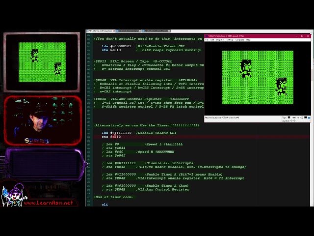 Interrupt Driven Music on the Commodore Pet Using ChibiTracks - 6502 Lesson P67