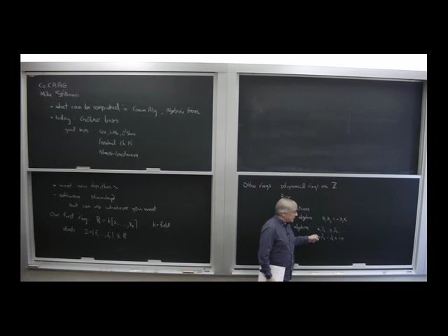 Computational Commutative Algebra and Computational Algebraic Geometry - Lecture 1
