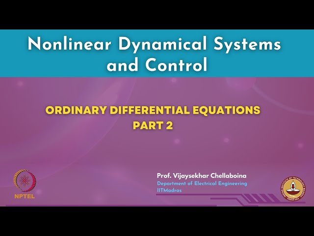 Ordinary Differential Equations - Part 2