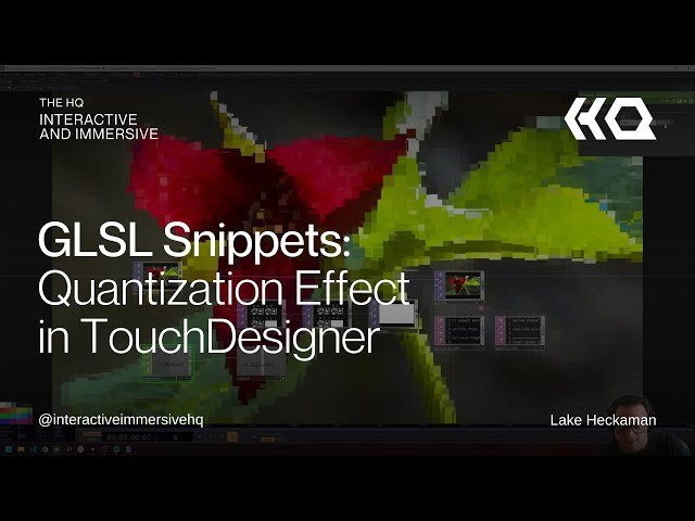 GLSL Quantization and Pixelation Patterns in TouchDesigner - Tutorial 189