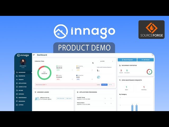 Innago Product Demo - Free Online Rental Property Management Software