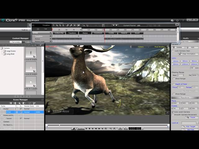 iClone 5 Tutorial - Enhancing and Modifying Motion Clips