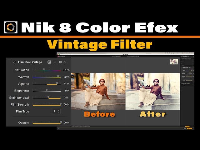 Film Efex Vintage in Nik 8 Color Efex - Create a Classic Film Look for Your Photos
