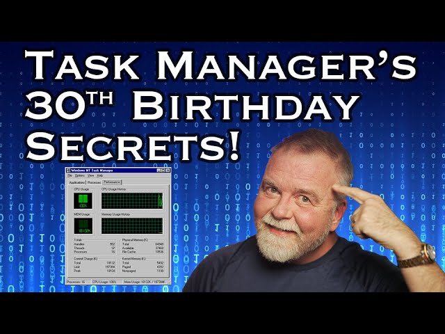 I Wrote Task Manager - 30 Years Later, the Secrets You Never Knew
