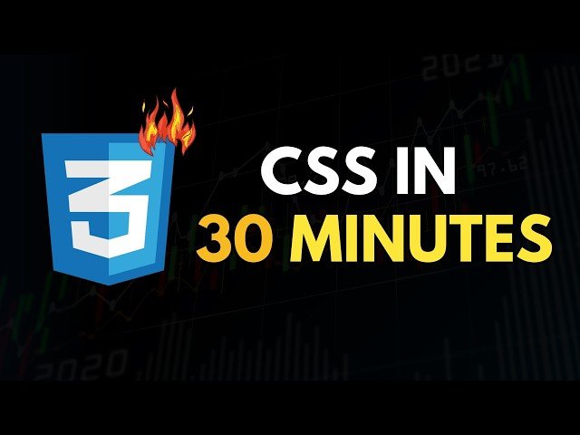 Learn CSS in 30 Minutes - 2025