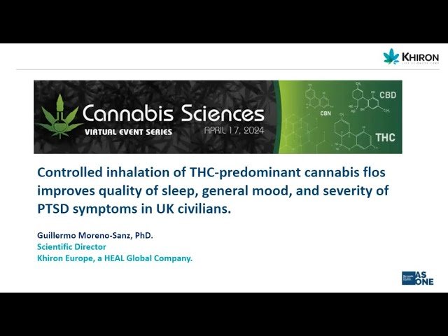 Controlled Inhalation of THC-Predominant Cannabis Flos Improves Quality of Sleep, General Mood, and Severity of PTSD Symptoms in UK Civilians