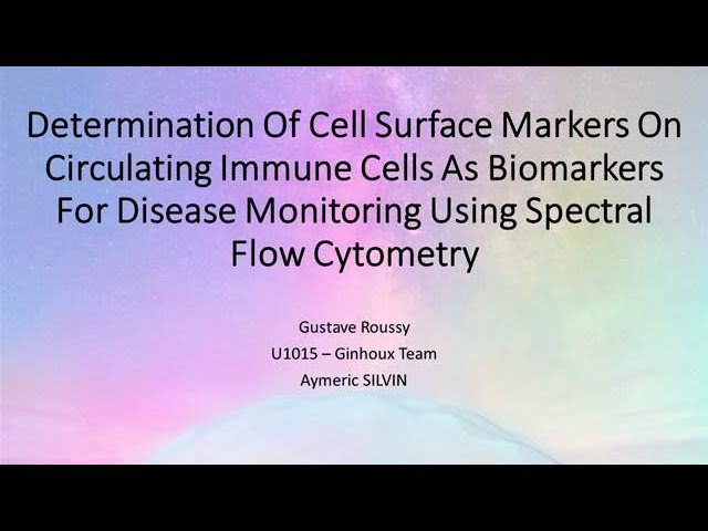 Determination of Cell Surface Markers on Circulating Immune Cells as Biomarkers for Disease Monitoring Using Spectral Flow Cytometry