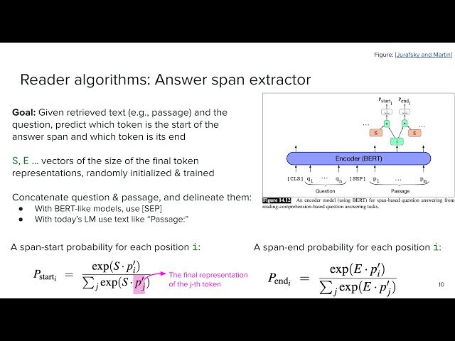 Answer Extraction and Retrieval-Augmented Generation