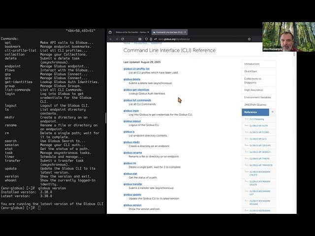 Globus CLI for File Transfer