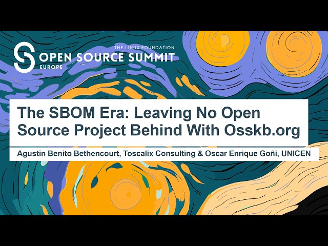 The SBOM Era - Leaving No Open Source Project Behind With Osskb.org