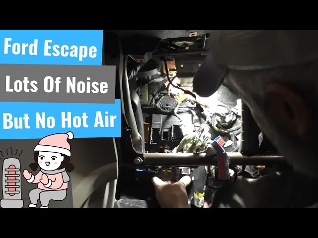 2013 Ford Escape - Blower Motor Running But No Airflow - HVAC Diagnostic and Repair