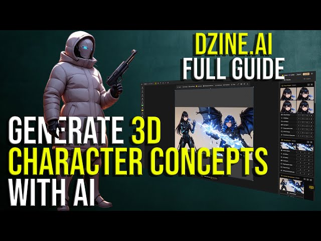 How I Use Dzine.ai to Generate 3D Character Concepts - Full Guide