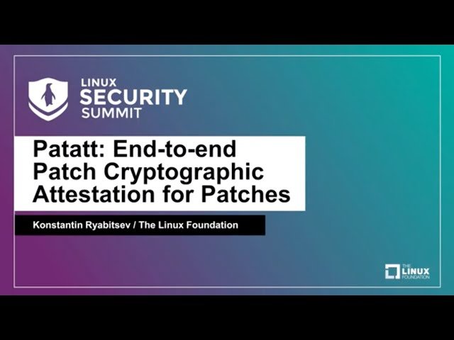 Patatt: End-to-End Patch Cryptographic Attestation for Patches