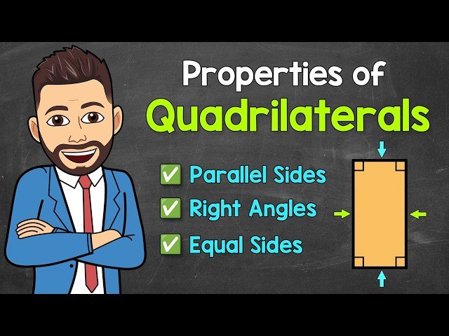 Properties of Quadrilaterals Explained - Parallel Sides, Right Angles and Equal Sides