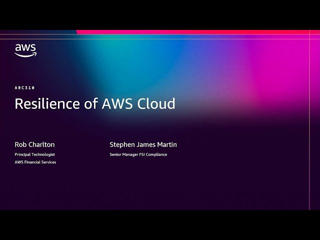 Resilience of AWS Cloud - Design Patterns for Availability