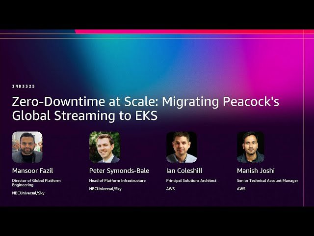 Zero-Downtime at Scale - Migrating Peacock's Global Streaming to EKS