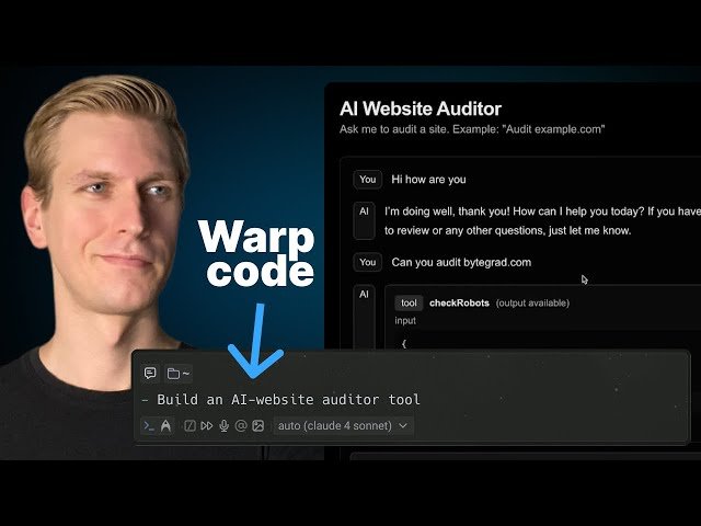 Build an AI Agent with Next.js, AI SDK, Context7, and Warp Code