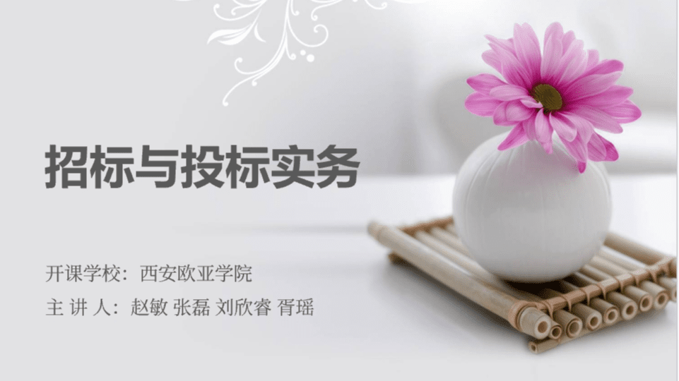招标与投标实务