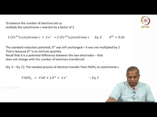 Analysis of Redox-Sensitive Reactions - Thermodynamics - Lecture 8