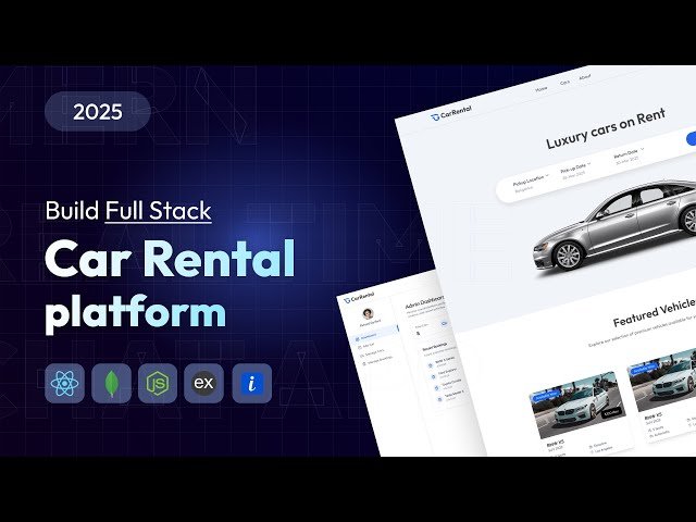 Build and Deploy a Full Stack Car Rental Booking App using React.js and ImageKit - MERN Stack Project