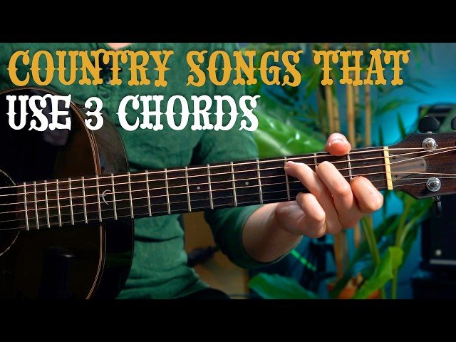 Top 10 Country Songs Using Three Chords - Guitar Tutorial