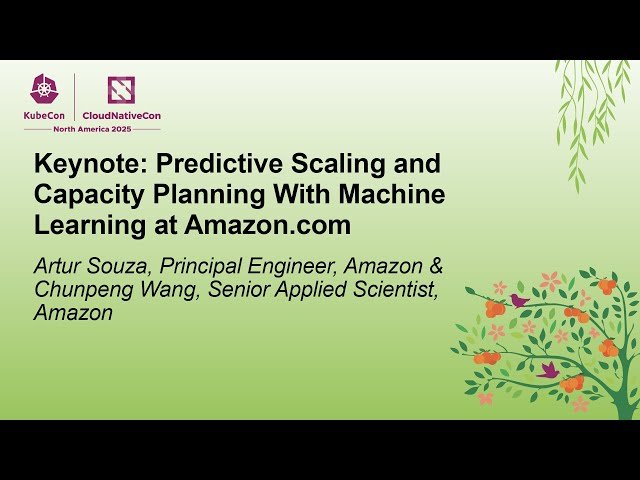 Predictive Scaling and Capacity Planning With Machine Learning at Amazon.com
