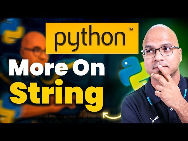 More on String Manipulation in Python
