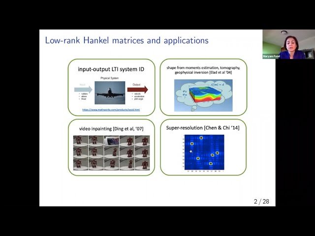 Low-Rank Models and Applications