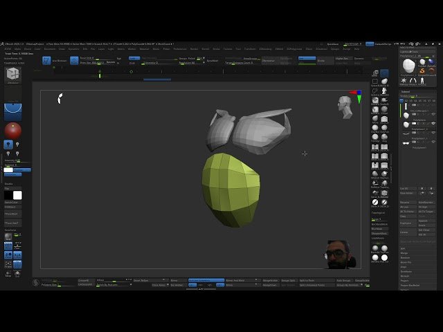 Stylized Anatomy Blockouts - ZBrush 2025 - Day 13