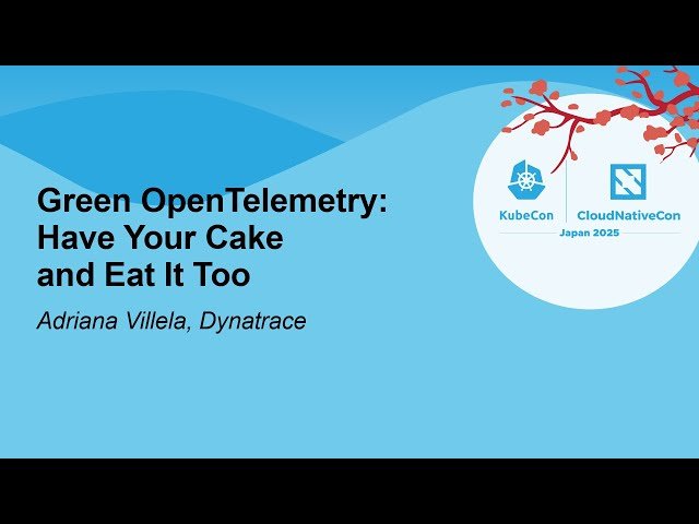 Green OpenTelemetry - Have Your Cake and Eat It Too
