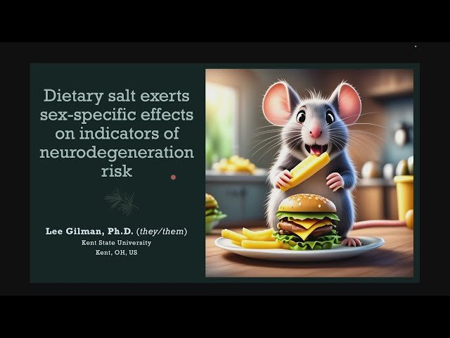 Dietary Salt Exerts Sex-Specific Effects on Indicators of Neurodegeneration Risk
