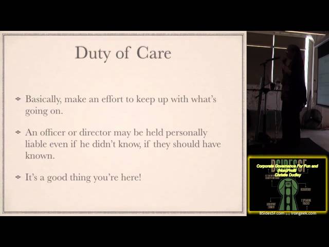 Corporate Governance for Fun and Nonprofit