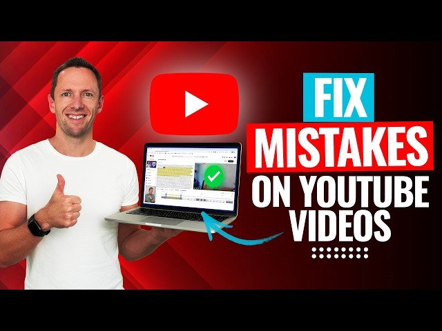 How to Edit YouTube Videos After Upload - Fix Mistakes and More