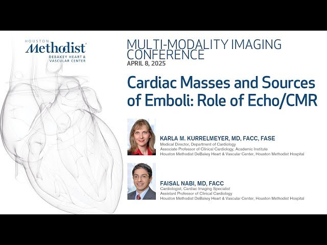Cardiac Masses and Sources of Emboli: Role of Echo/CMR