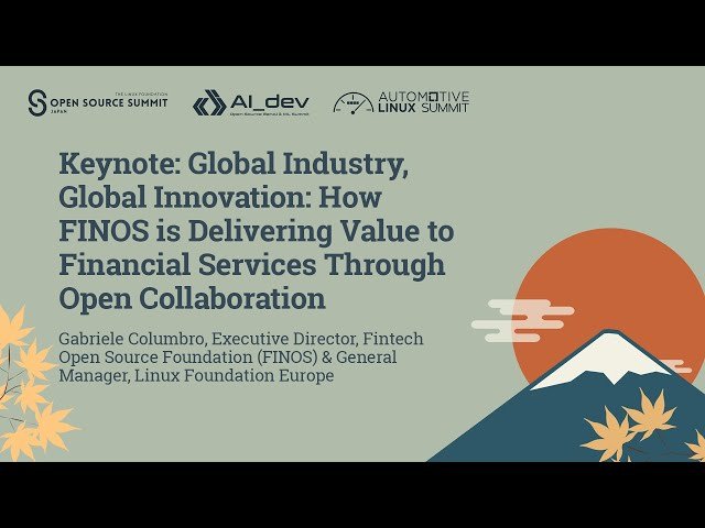 Global Industry, Global Innovation - How FINOS is Delivering Value to Financial Services Through Open Collaboration