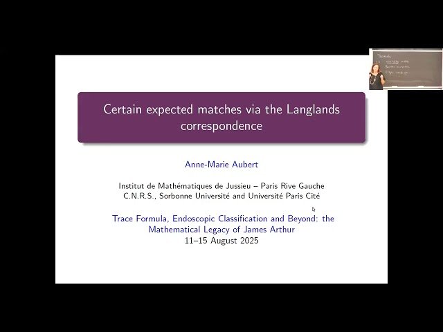 Certain Expected Matches via the Local Langlands Correspondence