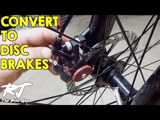 How to Convert Mountain Bike from V-Brakes to Disc Brakes