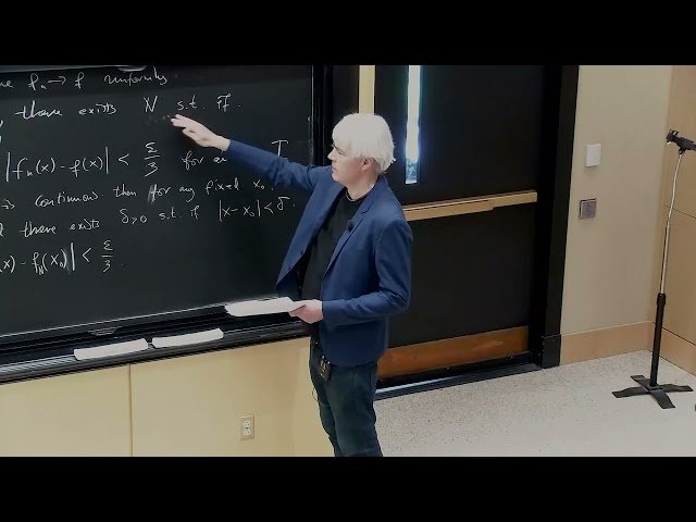 Integrals and Derivatives under Uniform Convergence - Lecture 21