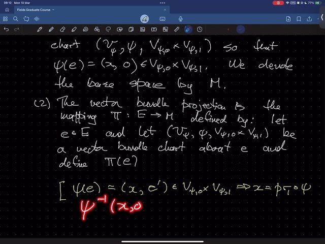Infinite-Dimensional Analysis and Differential Geometry - Lecture 17