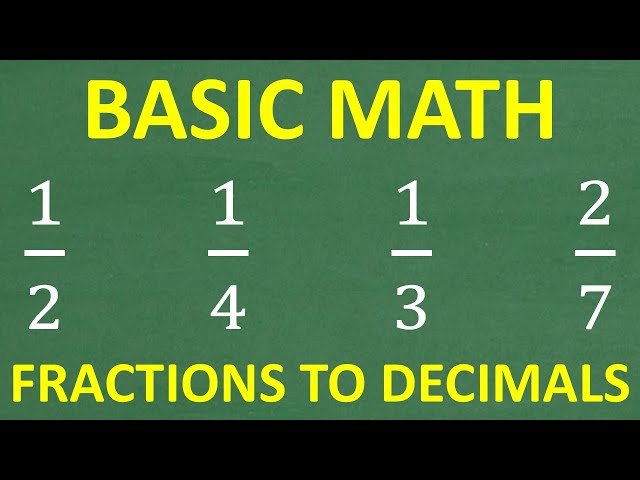 Convert Fractions to Decimals the Easy Way - Step-by-Step Math Tutorial