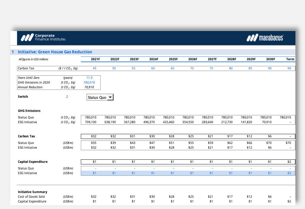 ESG Integration & Financial Analysis