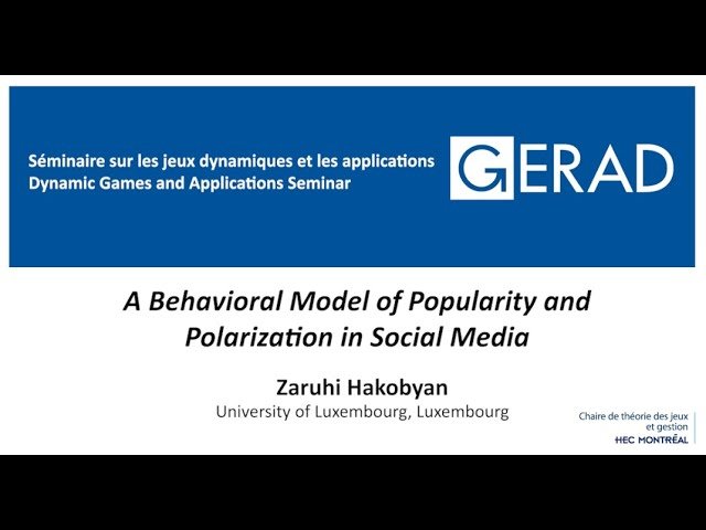 A Behavioral Model of Popularity and Polarization in Social Media