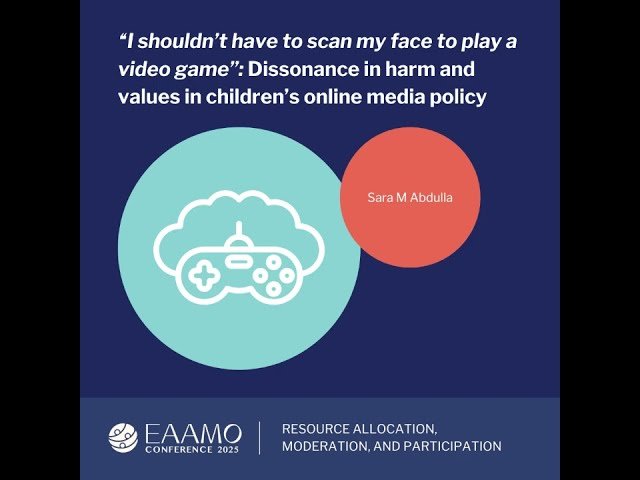 "I Shouldn't Have to Scan My Face to Play a Video Game" - Dissonance in Harm and Values in Children's Online Media Policy