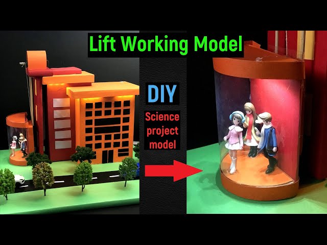 Electric Lift Working Model - DIY Science Project Tutorial