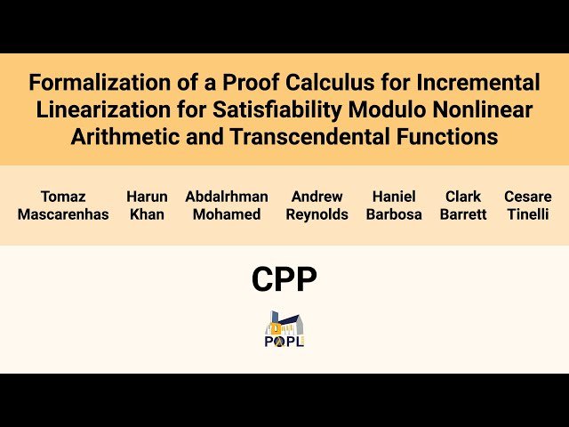 Formalization of a Proof Calculus for Incremental Linearization for Satisfiability Modulo Nonlinear Arithmetic and Transcendental Functions