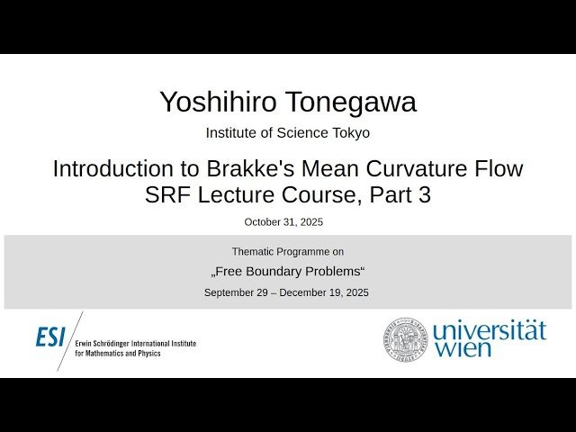 Introduction to Brakke's Mean Curvature Flow - Part 3
